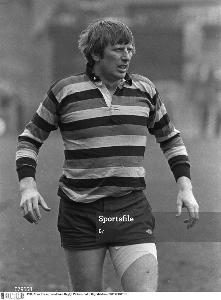 1982; Moss Keane, Lansdowne. Rugby. Picture credit; Ray McManus / SPORTSFILE