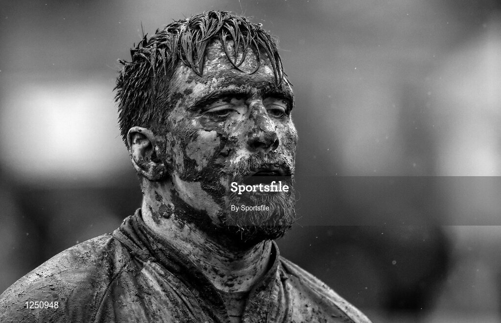 3 April 2016; A dejected Simon King, Clondalkin, after the game. Bank of Ireland Provincial Towns Cup Semi-Final, Wicklow v Clondalkin. Co. Carlow Football Club, Oakpark, Carlow. Photo by Sportsfile