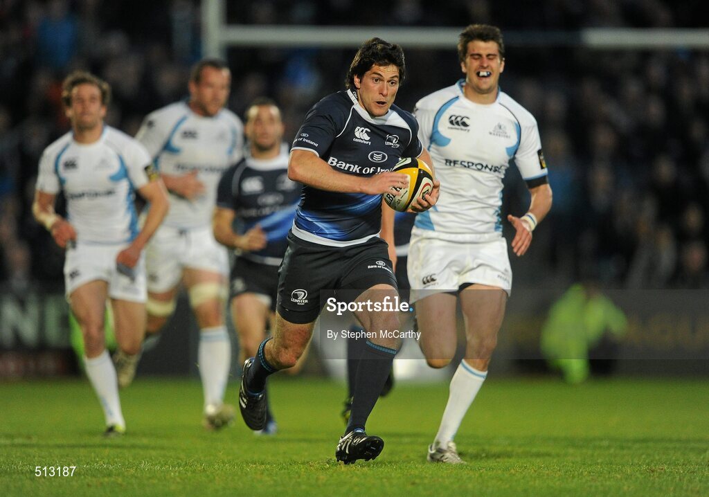 6 May 2011; Ian McKinley, Leinster. Celtic League, Leinster v Glasgow Warriors, RDS, Ballsbridge, Dublin. Picture credit: Stephen McCarthy / SPORTSFILE