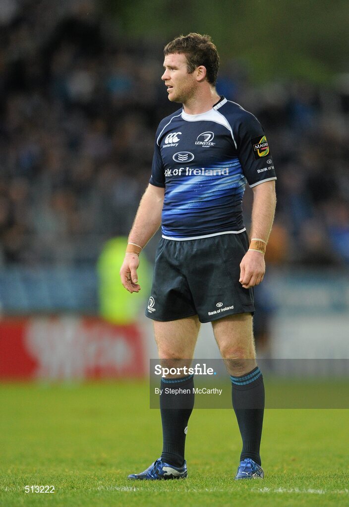 6 May 2011; Gordon D'Arcy, Leinster. Celtic League, Leinster v Glasgow Warriors, RDS, Ballsbridge, Dublin. Picture credit: Stephen McCarthy / SPORTSFILE