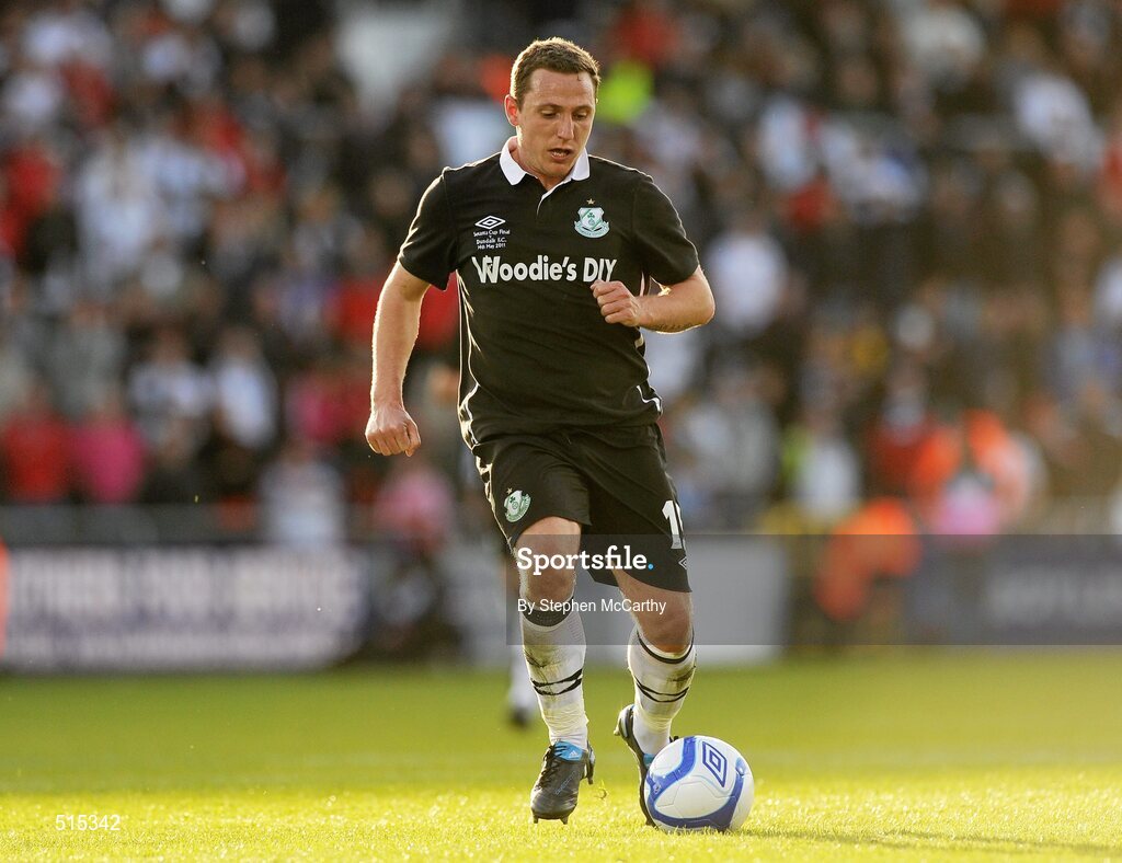 14 May 2011; Gary O'Neill, Shamrock Rovers. Setanta Sports Cup Final, Dundalk v Shamrock Rovers, Tallaght Stadium, Tallaght, Co. Dublin. Picture credit: Stephen McCarthy / SPORTSFILE