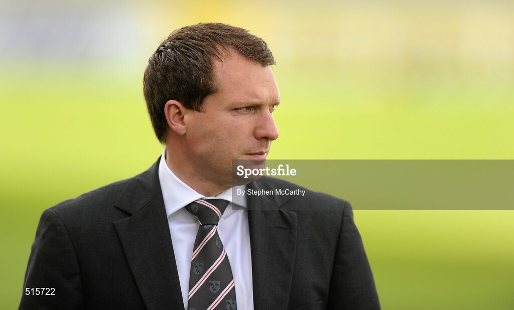 14 May 2011; Dundalk manager Ian Foster. Setanta Sports Cup Final, Dundalk v Shamrock Rovers, Tallaght Stadium, Tallaght, Co. Dublin. Picture credit: Stephen McCarthy / SPORTSFILE