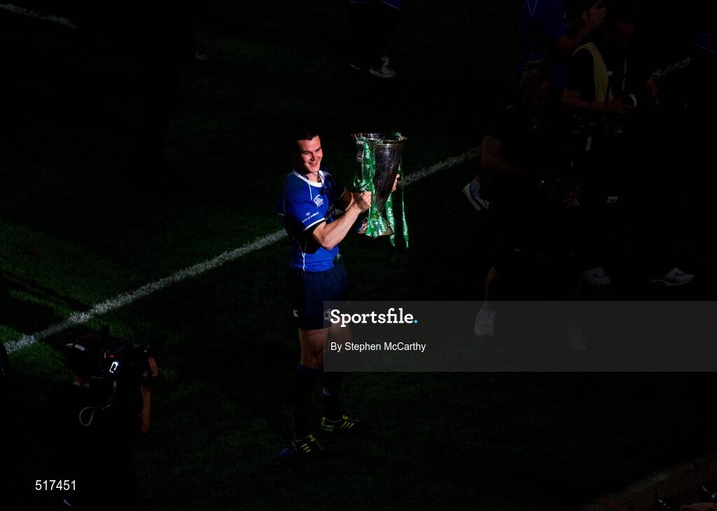 21 May 2011; Jonathan Sexton, Leinster, celebrates with the Heineken Cup. Heineken Cup Final, Leinster v Northampton Saints, Millennium Stadium, Cardiff, Wales. Picture credit: Stephen McCarthy / SPORTSFILE