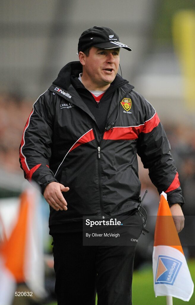 28 May 2011; Down manager James McCartan. Ulster GAA Football Senior Championship Quarter-Final, Armagh v Down, Morgan Athletic Grounds, Armagh. Picture credit: Oliver McVeigh / SPORTSFILE