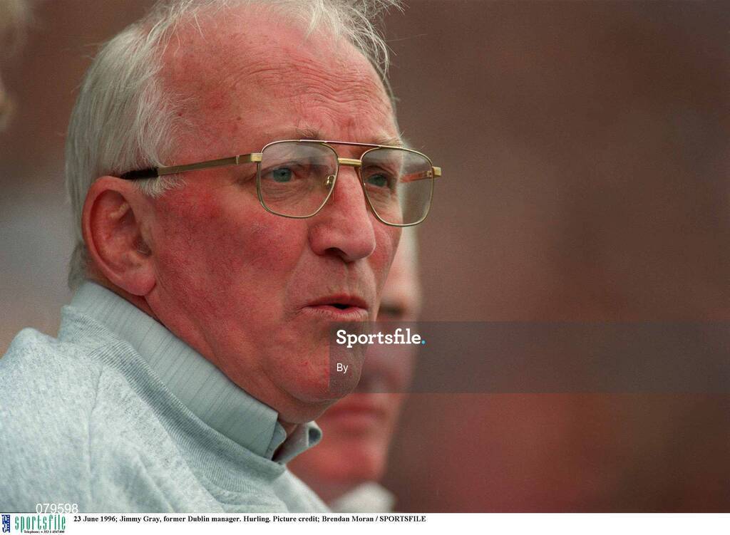 23 June 1996; Jimmy Gray, former Dublin manager. Hurling. Picture credit; Brendan Moran / SPORTSFILE