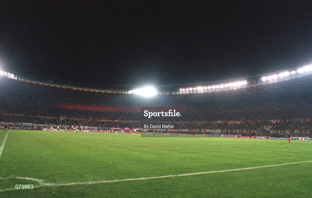 6 September 1995; A general view of the Ernst Happel Stadium prior to the UEFA European Championship Group 6 match between Austria and Republic of Ireland at the Ernst Happel Stadium in Vienna, Austria.