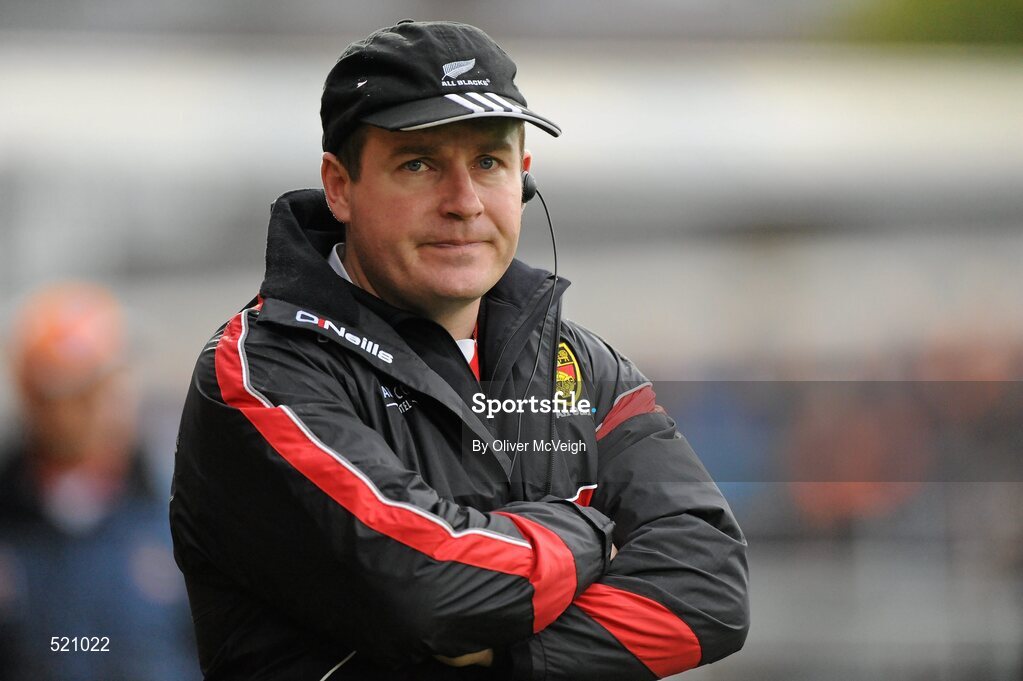 28 May 2011; Down manager James McCartan. Ulster GAA Football Senior Championship Quarter-Final, Armagh v Down, Morgan Athletic Grounds, Armagh. Picture credit: Oliver McVeigh / SPORTSFILE