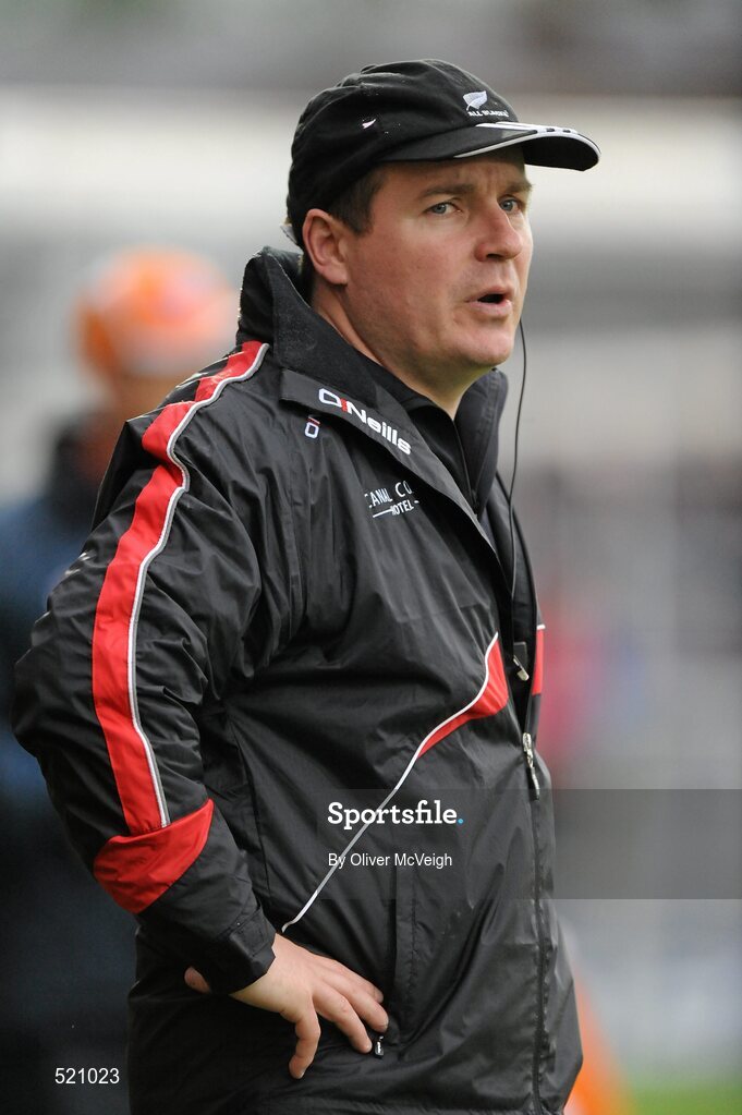 28 May 2011; Down manager James McCartan. Ulster GAA Football Senior Championship Quarter-Final, Armagh v Down, Morgan Athletic Grounds, Armagh. Picture credit: Oliver McVeigh / SPORTSFILE