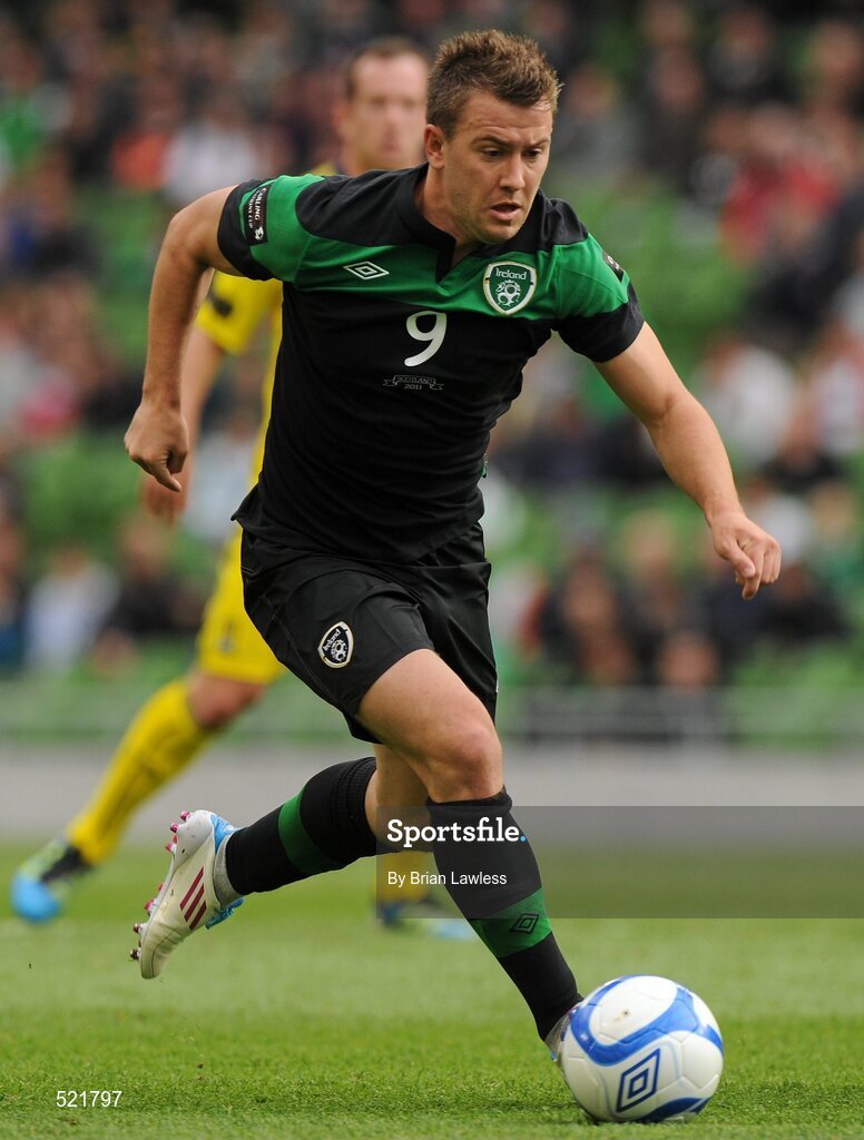 29 May 2011; Simon Cox, Republic of Ireland. Carling Four Nations Tournament, Republic of Ireland v Scotland, Aviva Stadium, Lansdowne Road, Dublin. Picture credit: Brian Lawless / SPORTSFILE
