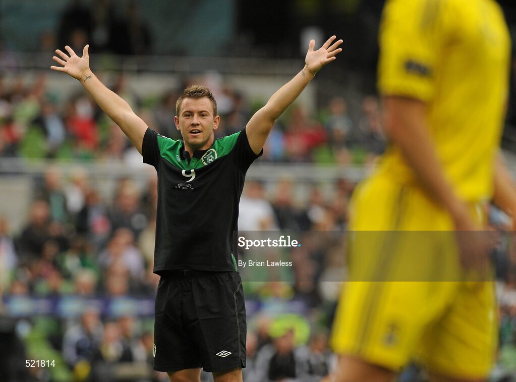 29 May 2011; Simon Cox, Republic of Ireland. Carling Four Nations Tournament, Republic of Ireland v Scotland, Aviva Stadium, Lansdowne Road, Dublin. Picture credit: Brian Lawless / SPORTSFILE