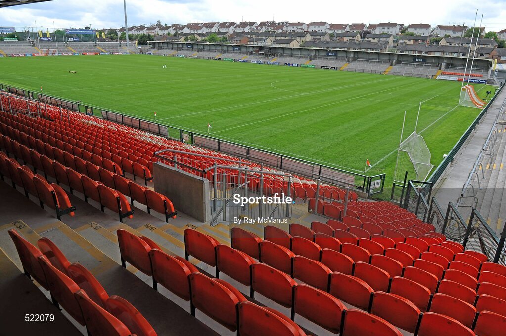 28 May 2011; A general view of the Morgan Athletic Grounds as seen from the main stand. Ulster GAA Football Senior Championship Quarter-Final, Armagh v Down, Morgan Athletic Grounds, Armagh. Picture credit: Ray McManus / SPORTSFILE