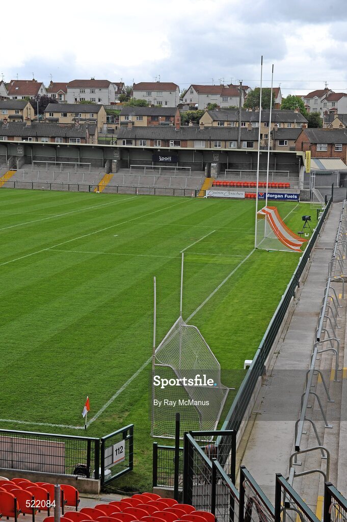 28 May 2011; A general view of the Morgan Athletic Grounds as seen from the main stand. Ulster GAA Football Senior Championship Quarter-Final, Armagh v Down, Morgan Athletic Grounds, Armagh. Picture credit: Ray McManus / SPORTSFILE