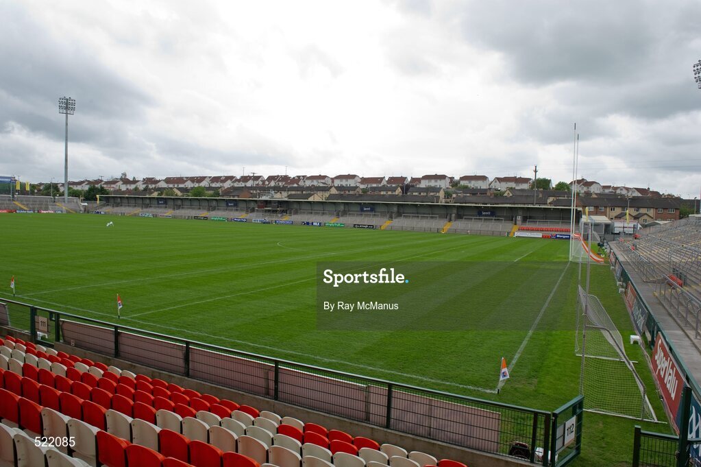 28 May 2011; A general view of the Morgan Athletic Grounds as seen from the main stand. Ulster GAA Football Senior Championship Quarter-Final, Armagh v Down, Morgan Athletic Grounds, Armagh. Picture credit: Ray McManus / SPORTSFILE