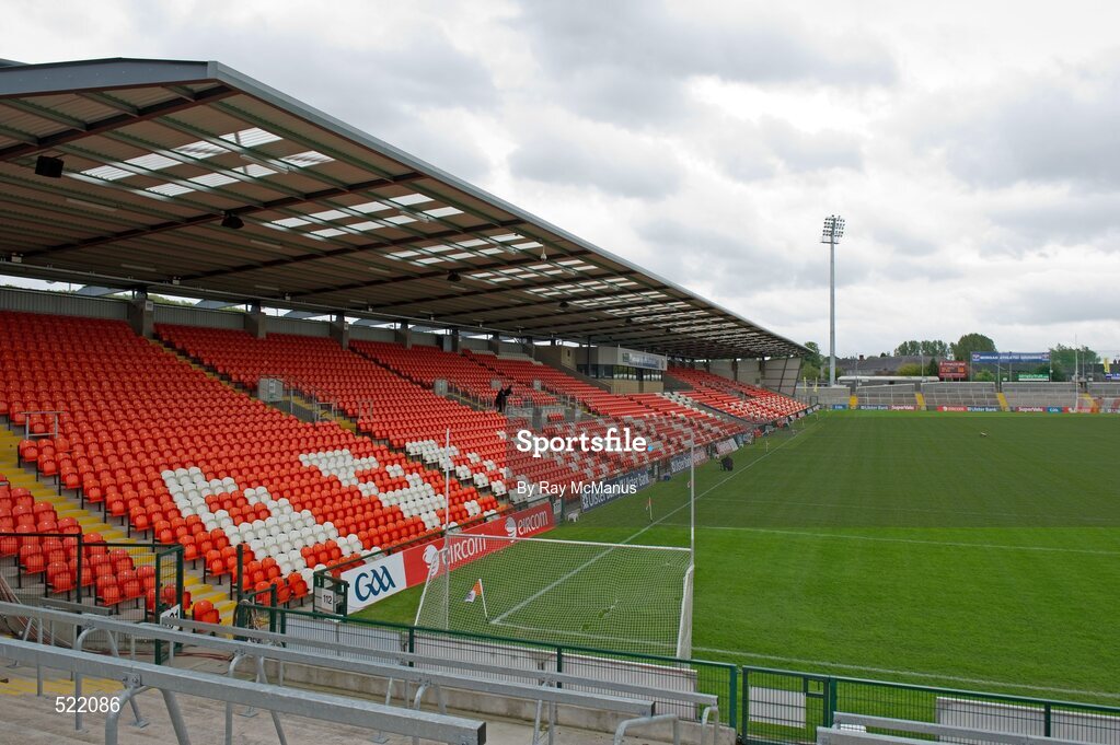 28 May 2011; A general view of the Morgan Athletic Grounds as seen from the main stand. Ulster GAA Football Senior Championship Quarter-Final, Armagh v Down, Morgan Athletic Grounds, Armagh. Picture credit: Ray McManus / SPORTSFILE