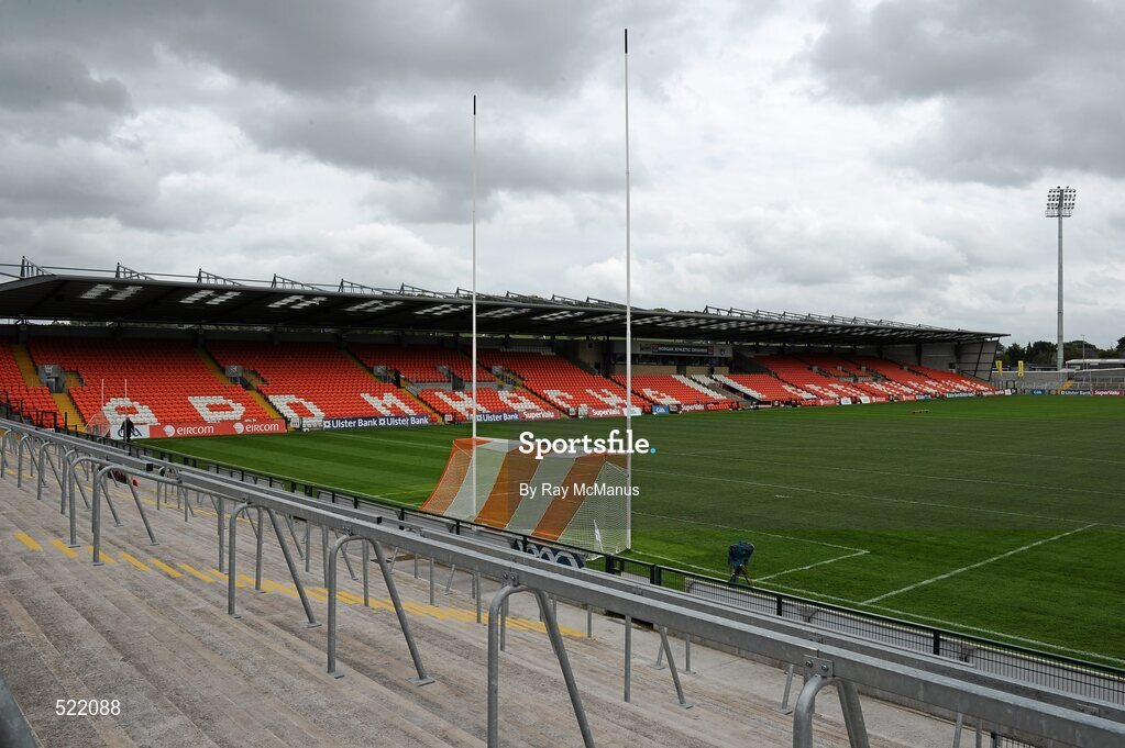 28 May 2011; A general view of the Morgan Athletic Grounds as seen from the main stand. Ulster GAA Football Senior Championship Quarter-Final, Armagh v Down, Morgan Athletic Grounds, Armagh. Picture credit: Ray McManus / SPORTSFILE