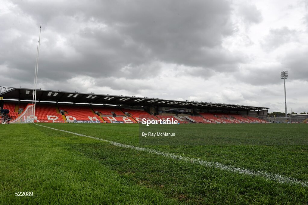 28 May 2011; A general view of the Morgan Athletic Grounds as seen from the main stand. Ulster GAA Football Senior Championship Quarter-Final, Armagh v Down, Morgan Athletic Grounds, Armagh. Picture credit: Ray McManus / SPORTSFILE