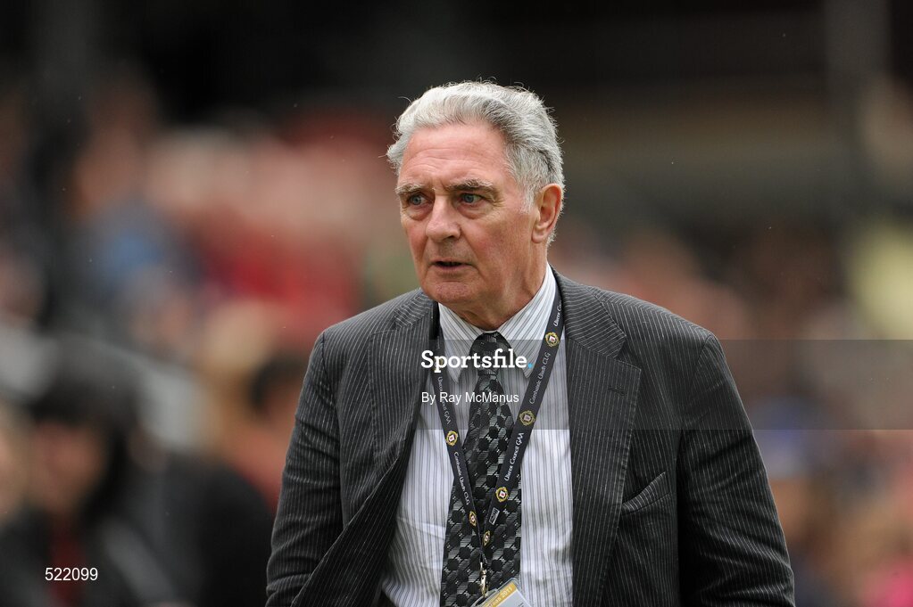 28 May 2011; Ulster Council Chief Steward Brendan Kirk at the game. Ulster GAA Football Senior Championship Quarter-Final, Armagh v Down, Morgan Athletic Grounds, Armagh. Picture credit: Ray McManus / SPORTSFILE
