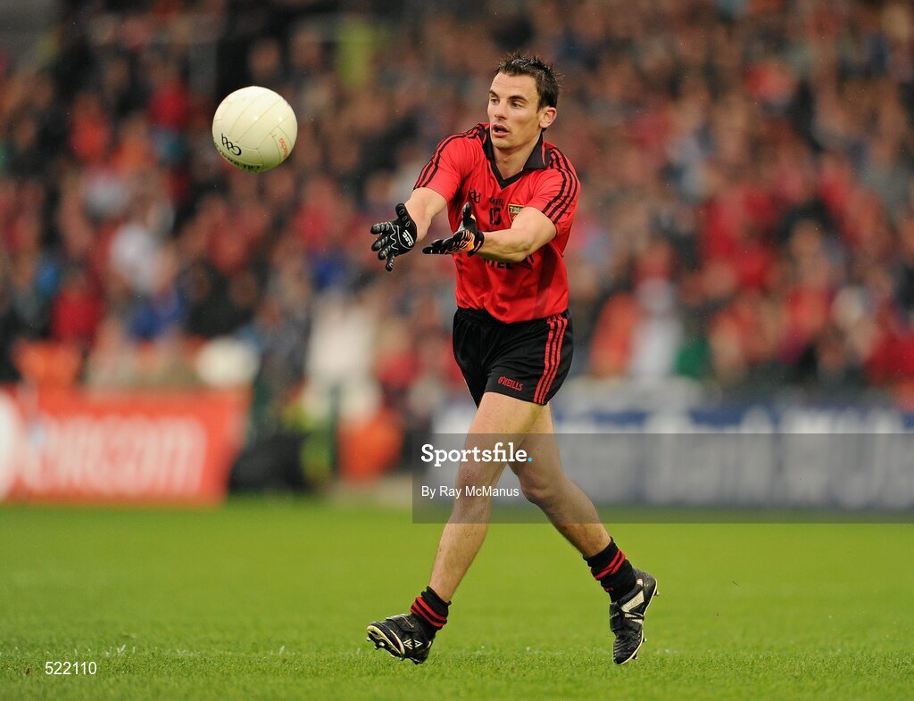 28 May 2011; Daniel Hughes, Down. Ulster GAA Football Senior Championship Quarter-Final, Armagh v Down, Morgan Athletic Grounds, Armagh. Picture credit: Ray McManus / SPORTSFILE