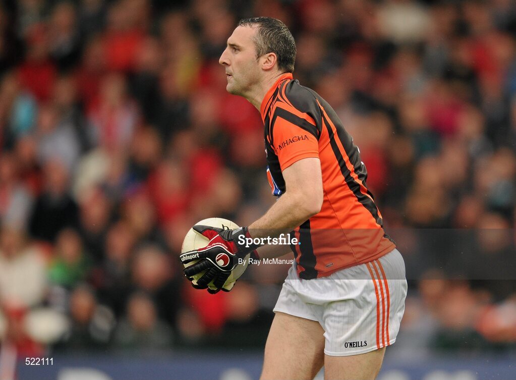 28 May 2011; Paul Hearty, Armagh. Ulster GAA Football Senior Championship Quarter-Final, Armagh v Down, Morgan Athletic Grounds, Armagh. Picture credit: Ray McManus / SPORTSFILE