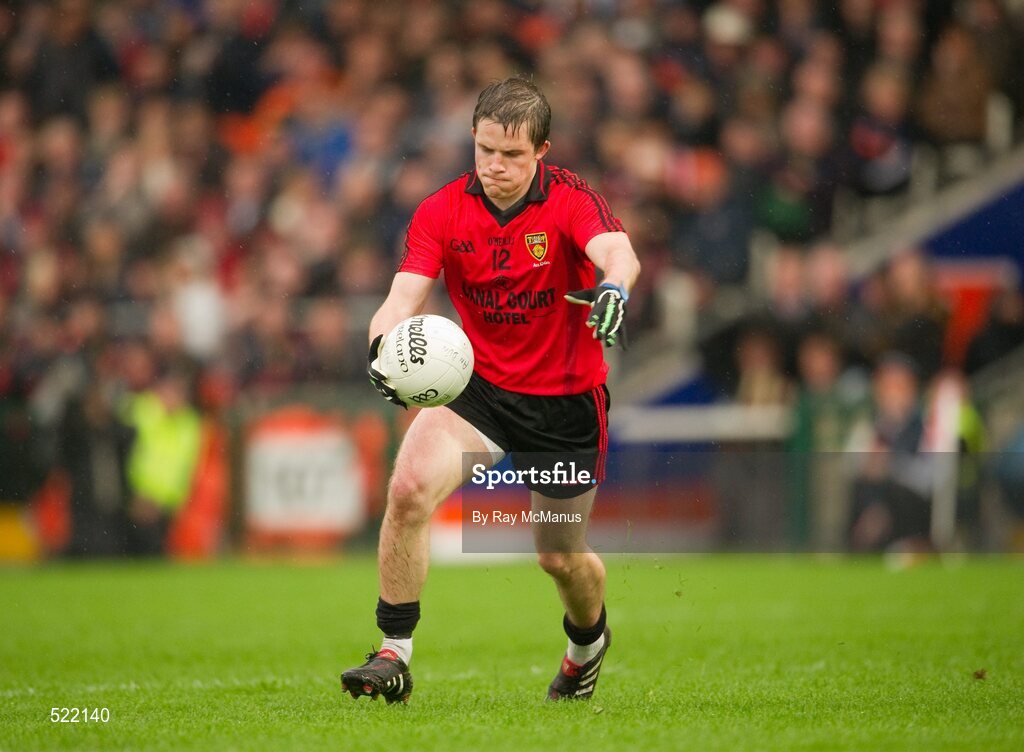 28 May 2011; Paul McComiskey, Down. Ulster GAA Football Senior Championship Quarter-Final, Armagh v Down, Morgan Athletic Grounds, Armagh. Picture credit: Ray McManus / SPORTSFILE