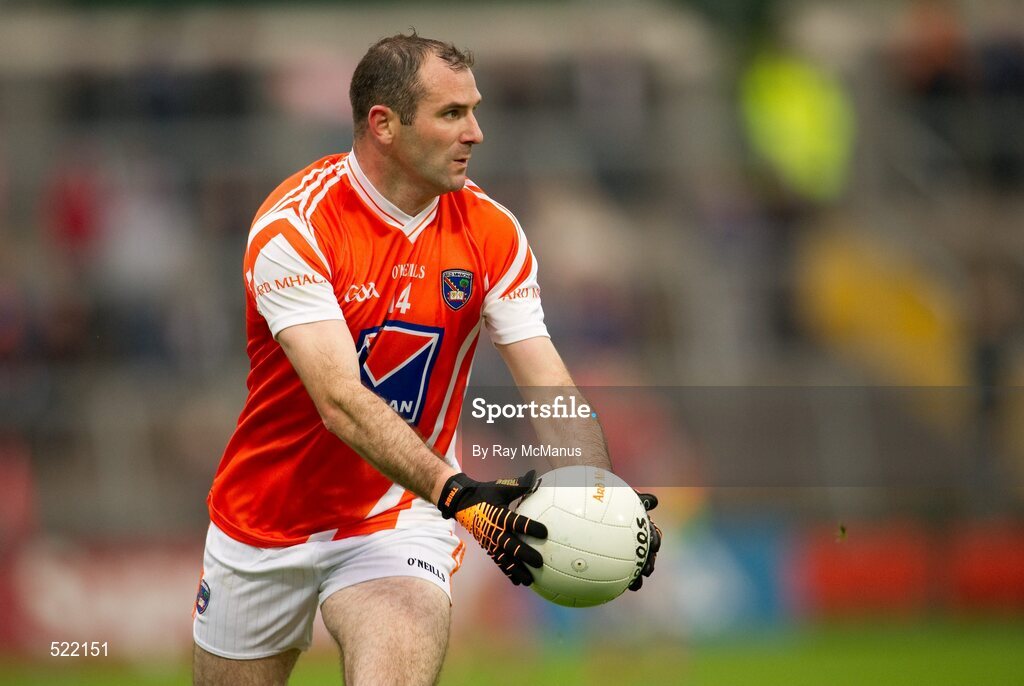28 May 2011; The Armagh captain Steven McDonnell. Ulster GAA Football Senior Championship Quarter-Final, Armagh v Down, Morgan Athletic Grounds, Armagh. Picture credit: Ray McManus / SPORTSFILE