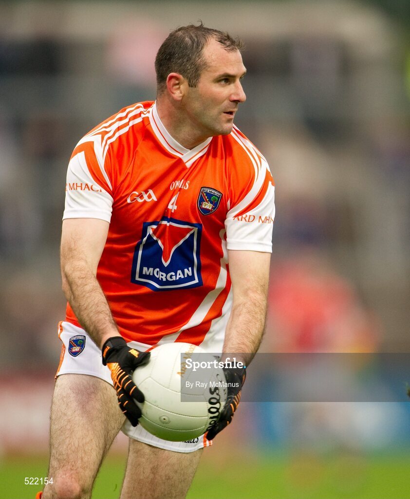 28 May 2011; The Armagh captain Steven McDonnell. Ulster GAA Football Senior Championship Quarter-Final, Armagh v Down, Morgan Athletic Grounds, Armagh. Picture credit: Ray McManus / SPORTSFILE