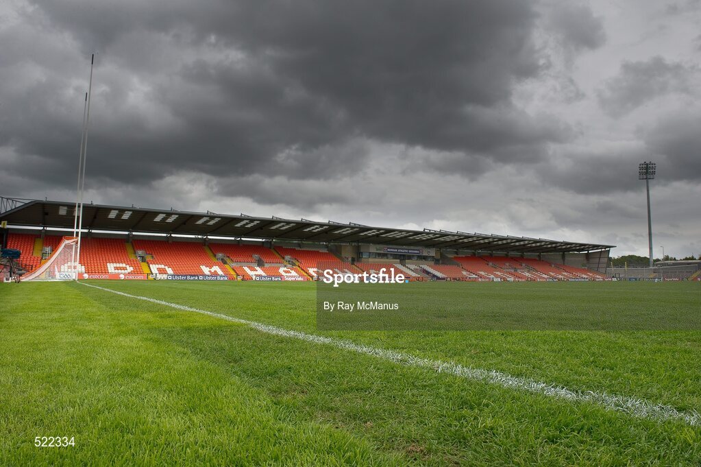 28 May 2011; A general view of the Morgan Athletic Grounds. Ulster GAA Football Senior Championship Quarter-Final, Armagh v Down, Morgan Athletic Grounds, Armagh. Picture credit: Ray McManus / SPORTSFILE