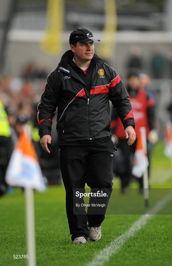 28 May 2011; Down manager James McCartan. Ulster GAA Football Senior Championship Quarter-Final, Armagh v Down, Morgan Athletic Grounds, Armagh. Picture credit: Oliver McVeigh / SPORTSFILE