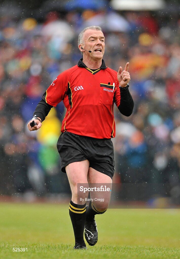 12 June 2011;  Referee Pat McEnaney. Connacht GAA Football Senior Championship Semi-Final, Leitrim v Roscommon, Páirc Seán Mac Diarmada, Carrick-on-Shannon, Co. Leitrim. Picture credit: Barry Cregg / SPORTSFILE