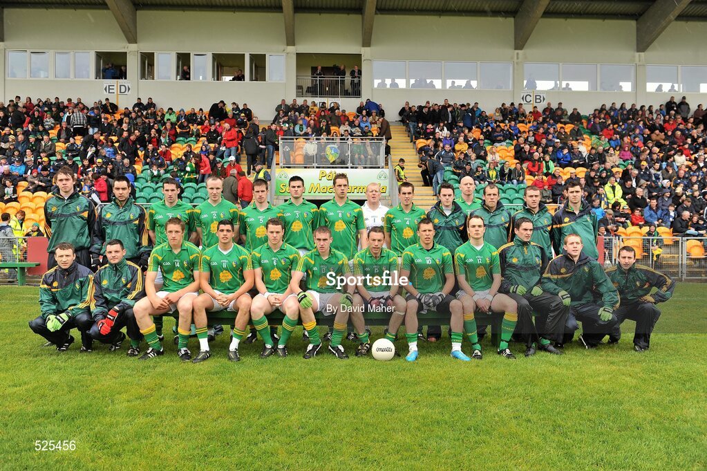 12 June 2011; The Leitrim squad. Connacht GAA Football Senior Championship Semi-Final, Leitrim v Roscommon, Páirc Seán Mac Diarmada, Carrick-on-Shannon, Co. Leitrim. Picture credit: David Maher / SPORTSFILE