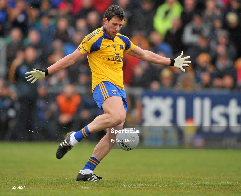 12 June 2011; Karol Mannion, Roscommon. Connacht GAA Football Senior Championship Semi-Final, Leitrim v Roscommon, Páirc Seán Mac Diarmada, Carrick-on-Shannon, Co. Leitrim. Picture credit: David Maher / SPORTSFILE