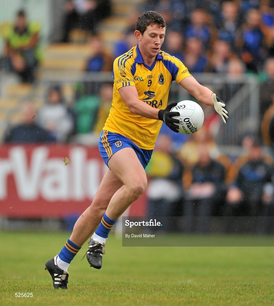 12 June 2011; Karol Mannion, Roscommon. Connacht GAA Football Senior Championship Semi-Final, Leitrim v Roscommon, Páirc Seán Mac Diarmada, Carrick-on-Shannon, Co. Leitrim. Picture credit: David Maher / SPORTSFILE