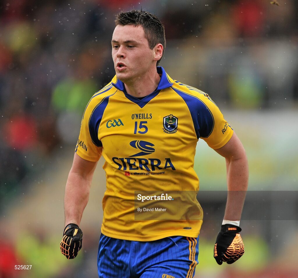 12 June 2011; Donie Shine, Roscommon. Connacht GAA Football Senior Championship Semi-Final, Leitrim v Roscommon, Páirc Seán Mac Diarmada, Carrick-on-Shannon, Co. Leitrim. Picture credit: David Maher / SPORTSFILE