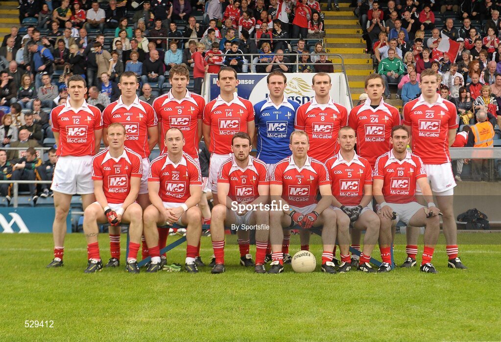 25 June 2011; The Louth team. GAA Football All-Ireland Senior Championship Qualifier Round 1, Louth v Meath, Kingspan Breffni Park, Co. Cavan. Photo by Sportsfile