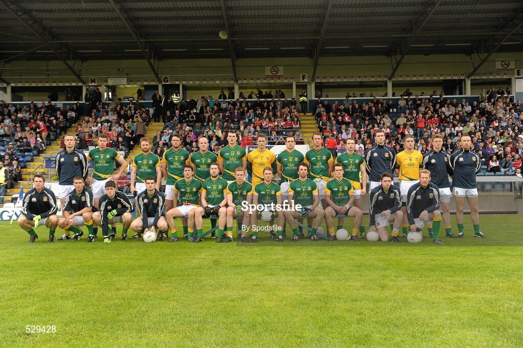 25 June 2011; The Meath squad. GAA Football All-Ireland Senior Championship Qualifier Round 1, Louth v Meath, Kingspan Breffni Park, Co. Cavan. Photo by Sportsfile