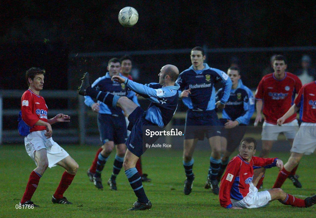 23 December 2001; UCD Player Manager Paul Doolin during the eircom League Premier Division match between UCD and Shelbourne at Belfield Park in Dublin. Photo by Aofie Rice/Sportsfile