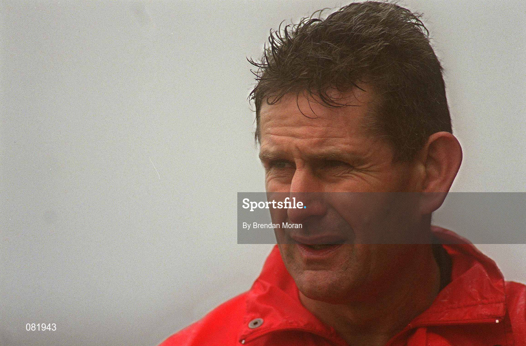 25 February 2002; Cork Trainer Teddy Owens during the Allianz National Hurling League Division 1B Round 1 match between Limerick and Cork at the Gaelic Grounds in Limerick. Photo by Brendan Moran/Sportsfile