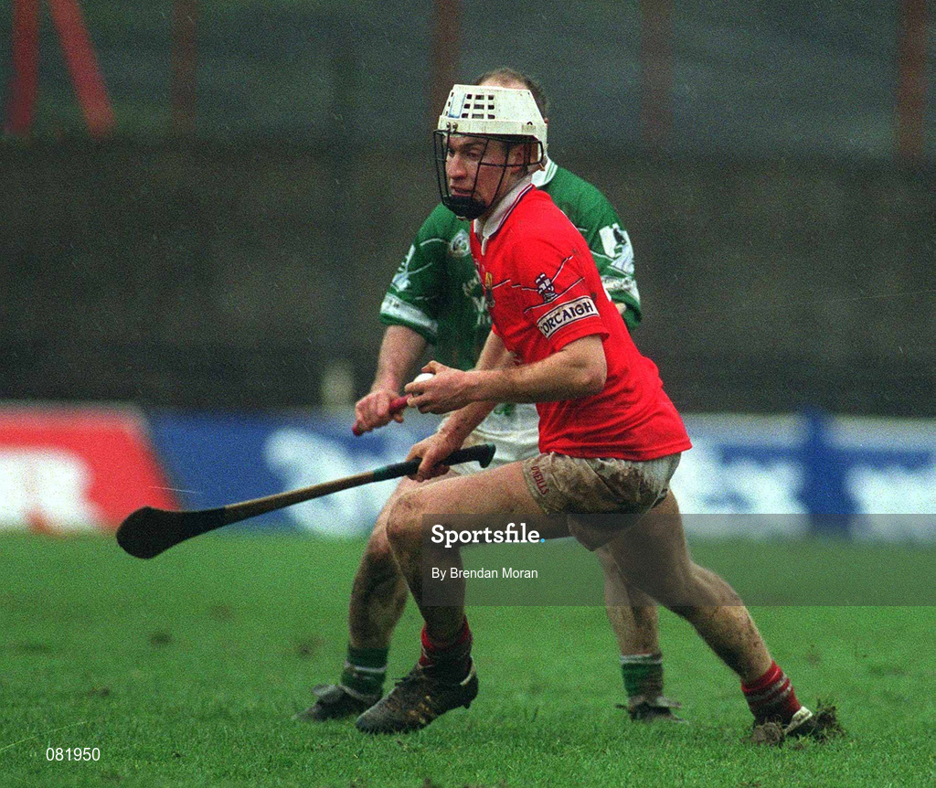 25 February 2002; Timmy McCarthy of Cork during the Allianz National Hurling League Division 1B Round 1 match between Limerick and Cork at the Gaelic Grounds in Limerick. Photo by Brendan Moran/Sportsfile