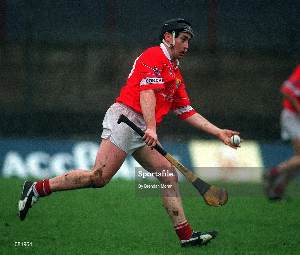 25 February 2002; Pat Ryan of Cork during the Allianz National Hurling League Division 1B Round 1 match between Limerick and Cork at the Gaelic Grounds in Limerick. Photo by Brendan Moran/Sportsfile
