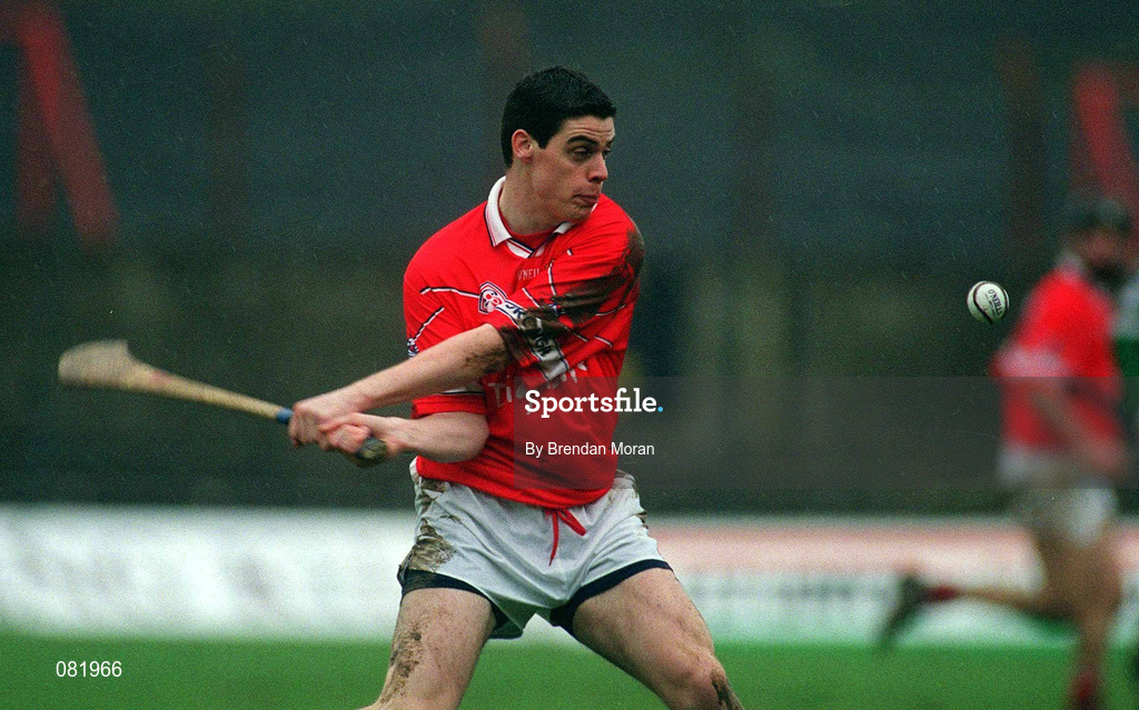 25 February 2002; Neil Ronan of Cork during the Allianz National Hurling League Division 1B Round 1 match between Limerick and Cork at the Gaelic Grounds in Limerick. Photo by Brendan Moran/Sportsfile