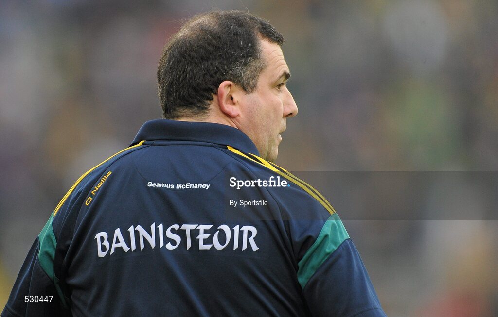 25 June 2011; Meath manager Seamus McEnaney. GAA Football All-Ireland Senior Championship Qualifier Round 1, Louth v Meath, Kingspan Breffni Park, Co. Cavan. Photo by Sportsfile