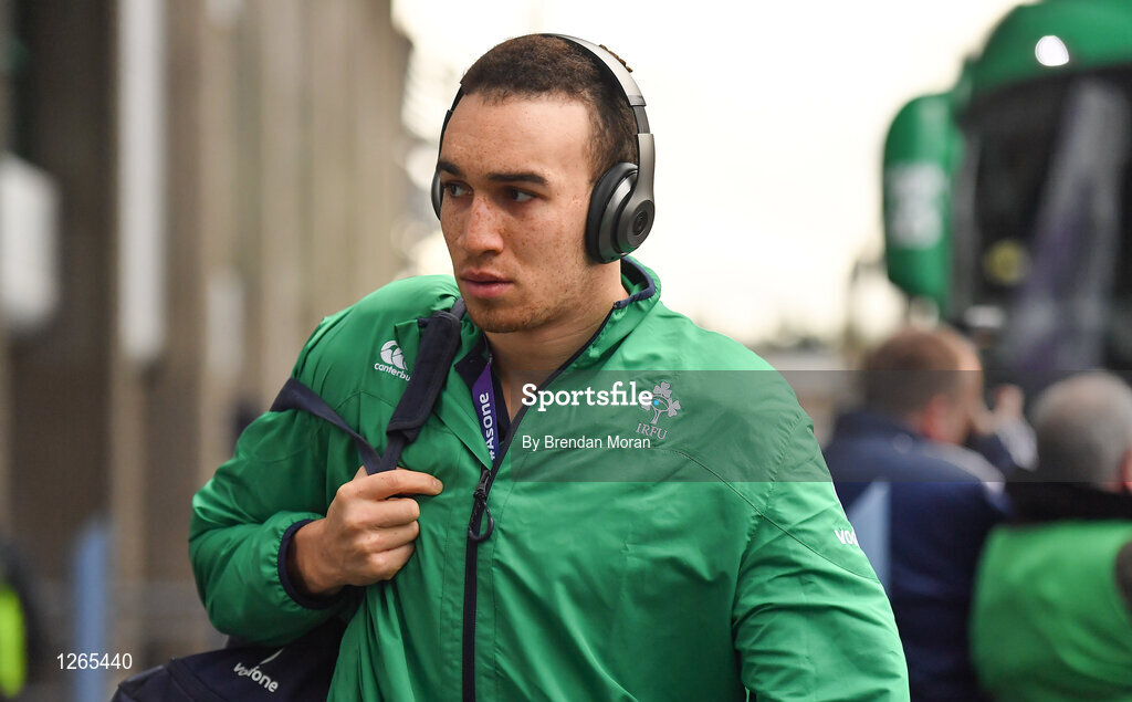 4 February 2017; Ultan Dillane of Ireland arrives ahead of the RBS Six Nations Rugby Championship match between Scotland and Ireland at BT Murrayfield Stadium in Edinburgh, Scotland. Photo by Brendan Moran/Sportsfile
