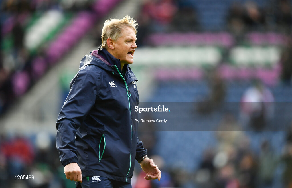 4 February 2017; Ireland head coach Joe Schmidt ahead of the RBS Six Nations Rugby Championship match between Scotland and Ireland at BT Murrayfield Stadium in Edinburgh, Scotland. Photo by Ramsey Cardy/Sportsfile