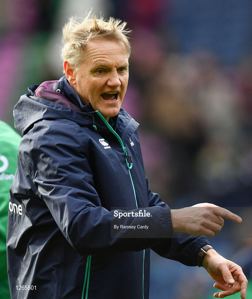 4 February 2017; Ireland head coach Joe Schmidt ahead of the RBS Six Nations Rugby Championship match between Scotland and Ireland at BT Murrayfield Stadium in Edinburgh, Scotland. Photo by Ramsey Cardy/Sportsfile