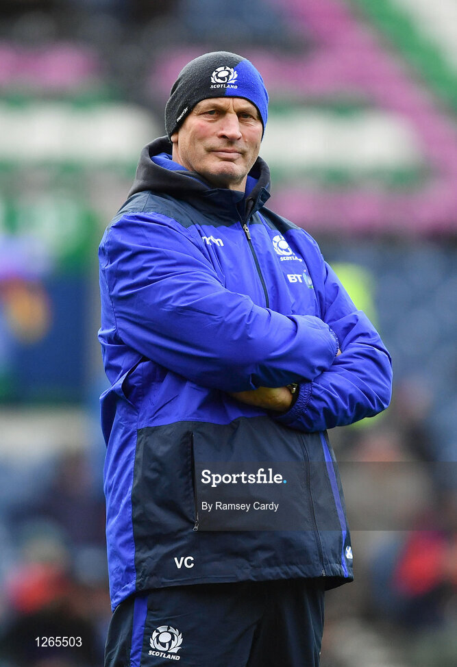 4 February 2017; Scotland head coach Vern Cotter ahead of the RBS Six Nations Rugby Championship match between Scotland and Ireland at BT Murrayfield Stadium in Edinburgh, Scotland. Photo by Ramsey Cardy/Sportsfile