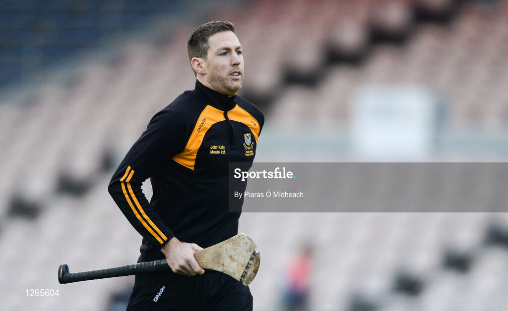 4 February 2017; Gary Brennan of Ballyea walks the pitch prior to the AIB GAA Hurling All-Ireland Senior Club Championship Semi-Final match between St Thomas' and Ballyea at Semple Stadium in Thurles, Co Tipperary. Photo by Piaras Ó Mídheach/Sportsfile