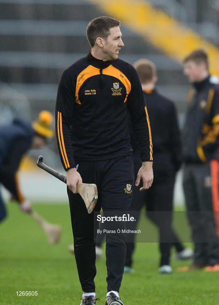 4 February 2017; Gary Brennan of Ballyea walks the pitch prior to the AIB GAA Hurling All-Ireland Senior Club Championship Semi-Final match between St Thomas' and Ballyea at Semple Stadium in Thurles, Co Tipperary. Photo by Piaras Ó Mídheach/Sportsfile