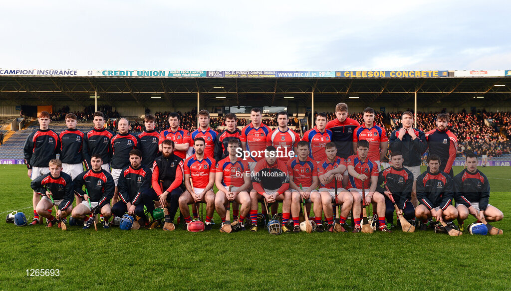 4 February 2017; St Thomas' squad ahead of the AIB GAA Hurling All-Ireland Senior Club Championship Semi-Final match between St Thomas' and Ballyea at Semple Stadium in Thurles, Co Tipperary. Photo by Eóin Noonan/Sportsfile