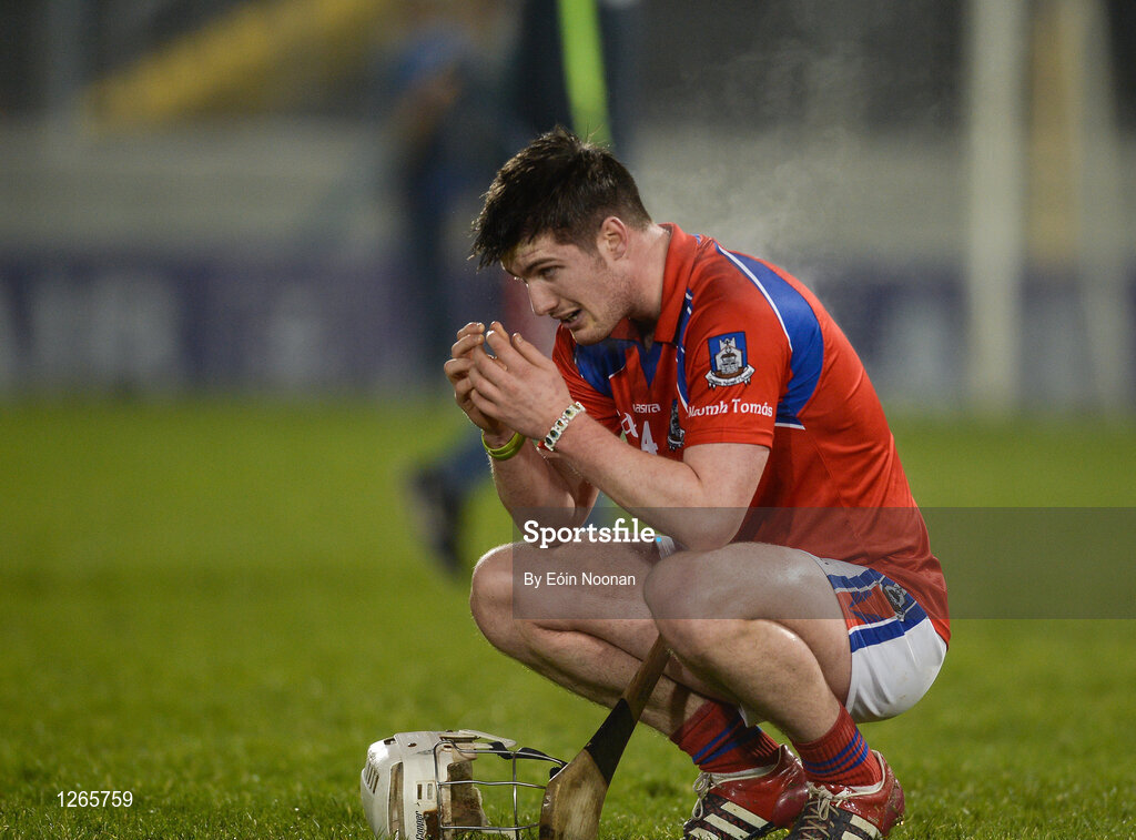 4 February 2017; A dejected Eanna Burke of St Thomas' following his sides defeat in the AIB GAA Hurling All-Ireland Senior Club Championship Semi-Final match between St Thomas' and Ballyea at Semple Stadium in Thurles, Co Tipperary. Photo by Eóin Noonan/Sportsfile