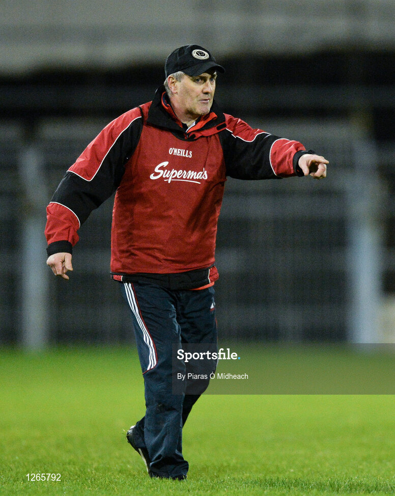 4 February 2017; St Thomas' manager John Burke during the AIB GAA Hurling All-Ireland Senior Club Championship Semi-Final match between St Thomas' and Ballyea at Semple Stadium in Thurles, Co Tipperary. Photo by Piaras Ó Mídheach/Sportsfile